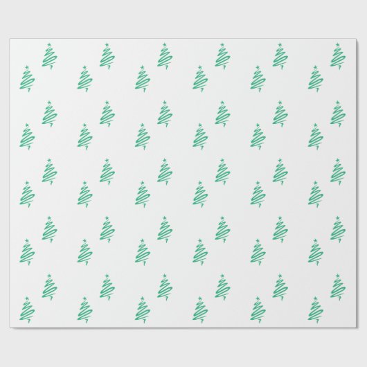 kerstboompapier cadeaupapier (Vlak)