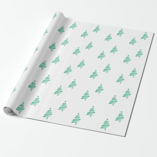 kerstboompapier cadeaupapier (Uitgerold)
