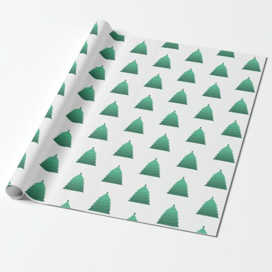kerstboompapier cadeaupapier (Uitgerold)