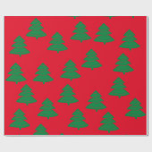 kerstboompapier cadeaupapier (Vlak)