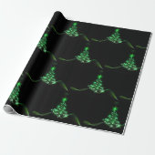 kerstboompapier cadeaupapier (Uitgerold)