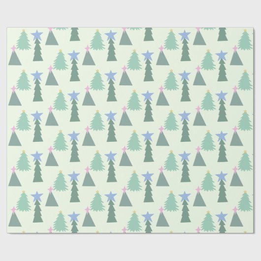 kerstboompapier cadeaupapier (Vlak)