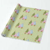 kerstboompapier cadeaupapier (Uitgerold)