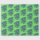 kerstboompapier cadeaupapier (Vlak)