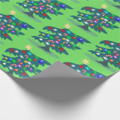 kerstboompapier cadeaupapier (Hoek)