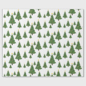 kerstboompapier cadeaupapier (Vlak)