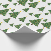 kerstboompapier cadeaupapier (Hoek)
