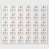 kerstboompapier cadeaupapier (Vlak)