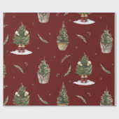 kerstboompapier - Funny Wrapping Paper van Bourgog Cadeaupapier (Vlak)