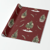 kerstboompapier - Funny Wrapping Paper van Bourgog Cadeaupapier (Uitgerold)