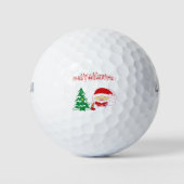 kerstboompapier golfballen (Voorkant)