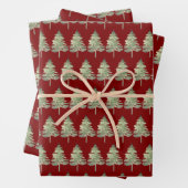 kerstboompapier inpakpapier vel (In situ)