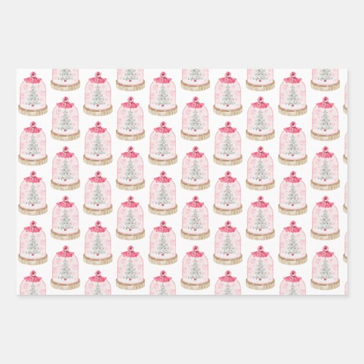 kerstboompapier inpakpapier vel (Voorkant 2)