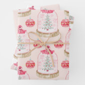 kerstboompapier inpakpapier vel (In situ)