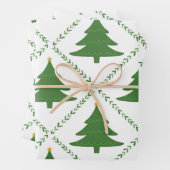 kerstboompapier inpakpapier vel (In situ)