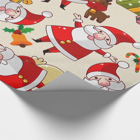 kerstboompapier met cadeaubonnen cadeaupapier (Hoek)