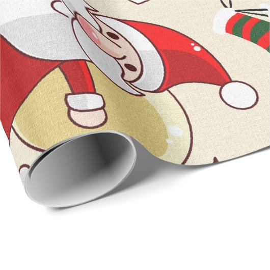 kerstboompapier met  cadeaubonnen cadeaupapier (Rol Hoek)