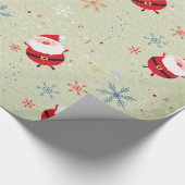 kerstboompapier met  cadeaubonnen cadeaupapier (Hoek)