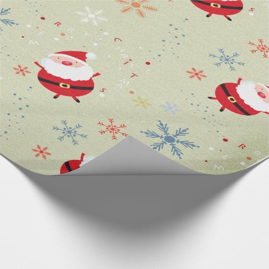 kerstboompapier met  cadeaubonnen cadeaupapier (Hoek)