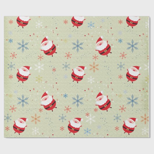 kerstboompapier met  cadeaubonnen cadeaupapier (Vlak)