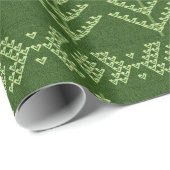 kerstboompapier met cadeaubonnen cadeaupapier (Rol Hoek)