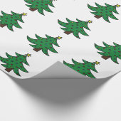 kerstboompapier met cadeautjes cadeaupapier (Hoek)