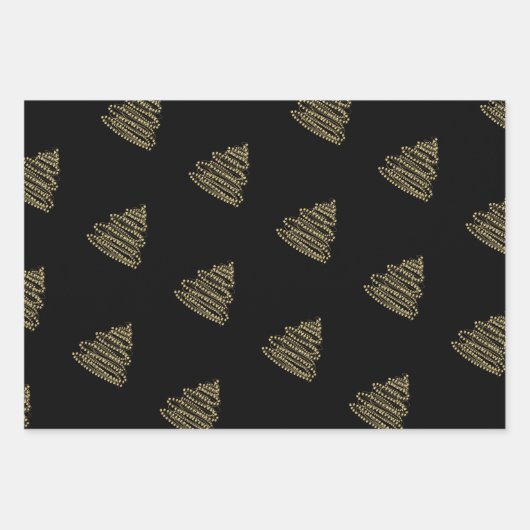 kerstboompapier met drievoudig ompakken inpakpapier vel (Voorkant 2)