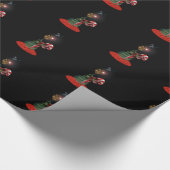 kerstboompapier met snoepriet cadeaupapier (Hoek)