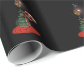 kerstboompapier met snoepriet cadeaupapier (Rol Hoek)