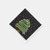 Kerstboompapier Napkin Servet (Hoek)