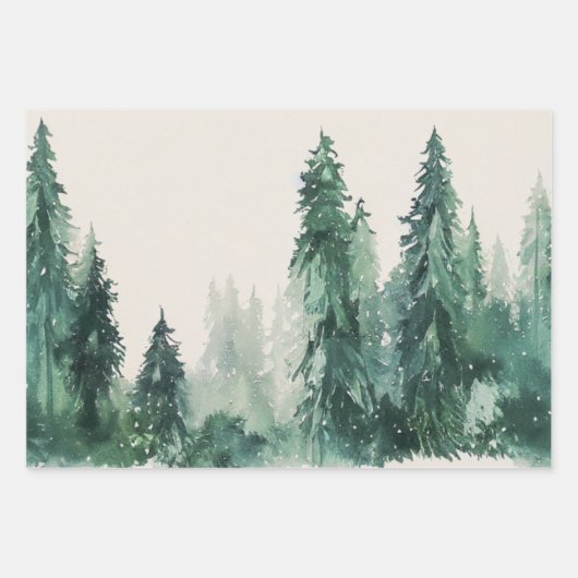 kerstboompapier van de kerstman inpakpapier vel (Voorkant 2)