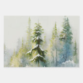 kerstboompapier van de kerstman inpakpapier vel (Voorkant)