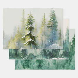 kerstboompapier van de kerstman inpakpapier vel