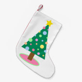 kerstboompastel kerststaart kleine kerstsok (Voorkant (Hangend))