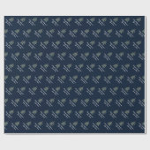  kerstboompatroon aangepast feestdag cadeaupapier (Vlak)