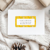 kerstboompatroon-adres etiket