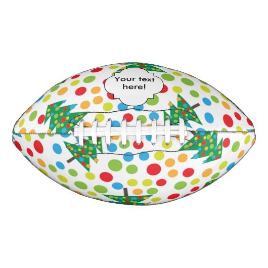 kerstboompatroon american football (Voorkant)