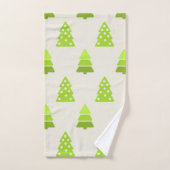kerstboompatroon bad handdoek (Handdoek)
