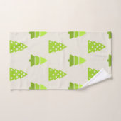 kerstboompatroon bad handdoek (Handdoek)