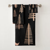 kerstboompatroon bad handdoek (Insitu)