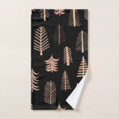 kerstboompatroon bad handdoek (Handdoek)