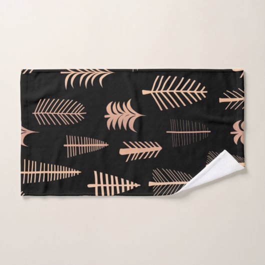 kerstboompatroon bad handdoek (Handdoek)