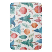 kerstboompatroon badmat (Voorkant Verticaal)