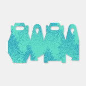 kerstboompatroon bedankdoosjes (Uitgevouwen)