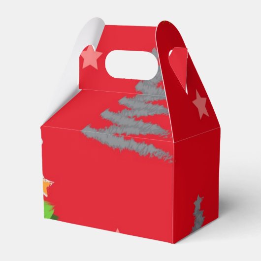 kerstboompatroon bedankdoosjes (Voorkant Zijde)