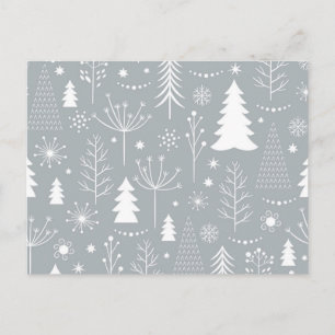 kerstboompatroon briefkaart