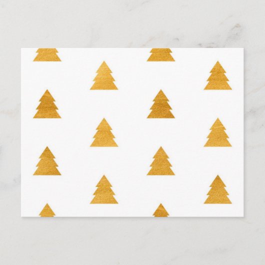 kerstboompatroon briefkaart (Voorkant)