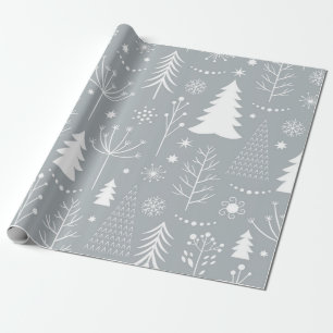 kerstboompatroon cadeaupapier