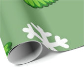 kerstboompatroon cadeaupapier (Rol Hoek)