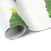 kerstboompatroon cadeaupapier (Rol Hoek)